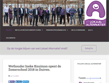 Tablet Screenshot of lokaal-alternatief.nl